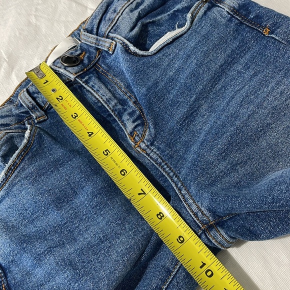 Zara Denim ankle jeans size 4 raw hem medium wash blue - Picture 12 of 15